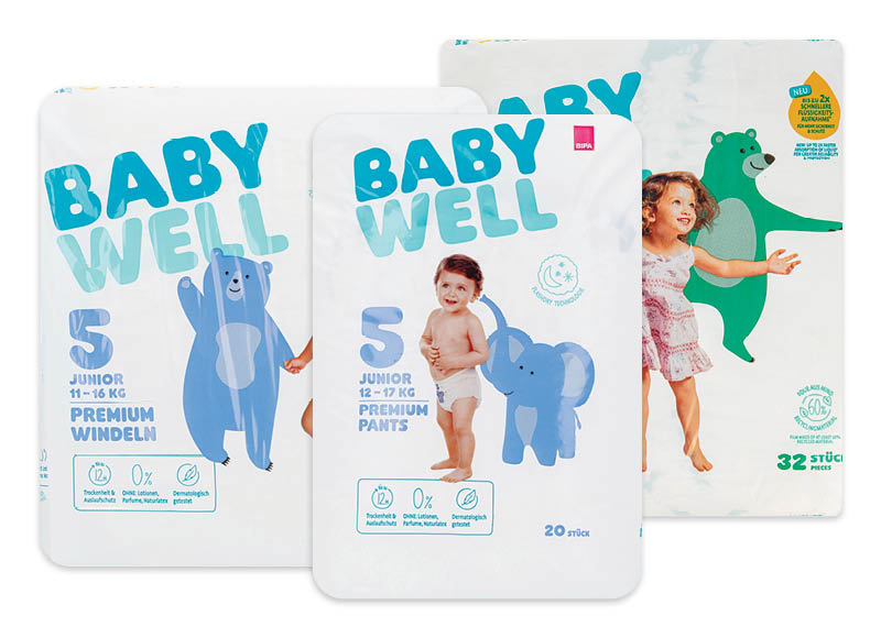 Sauskelnėms BABY WELL