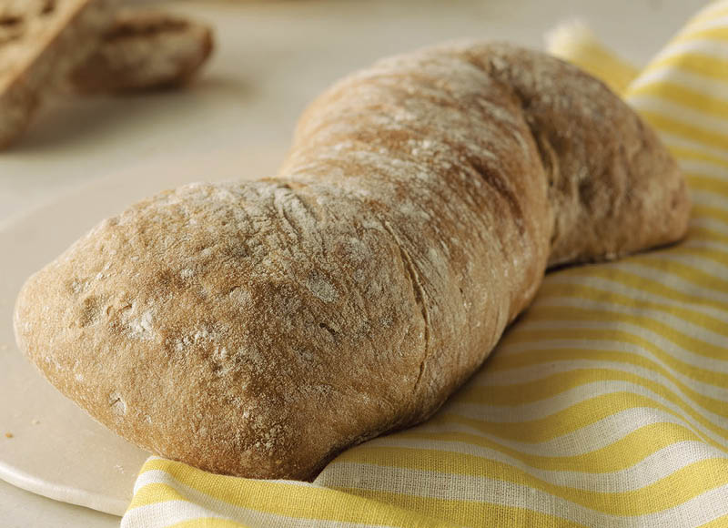 Šviesi ar tamsi itališka duona ČIABATA