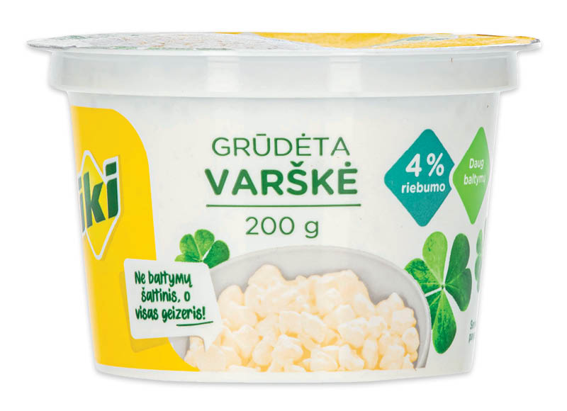 IKI GRŪDĖTA varškė