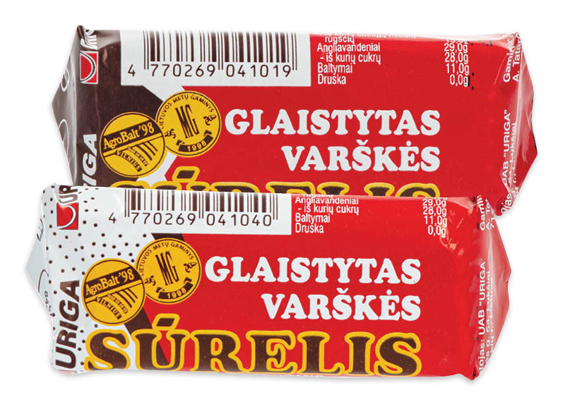 Glaistytas varškės sūrelis URIGA