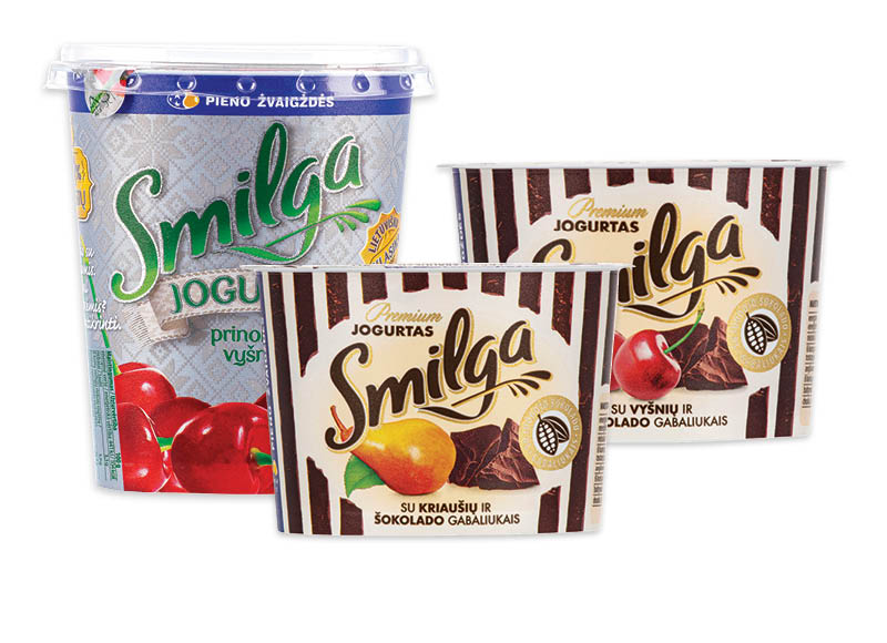 Jogurtams SMILGA ir SMILGELĖ