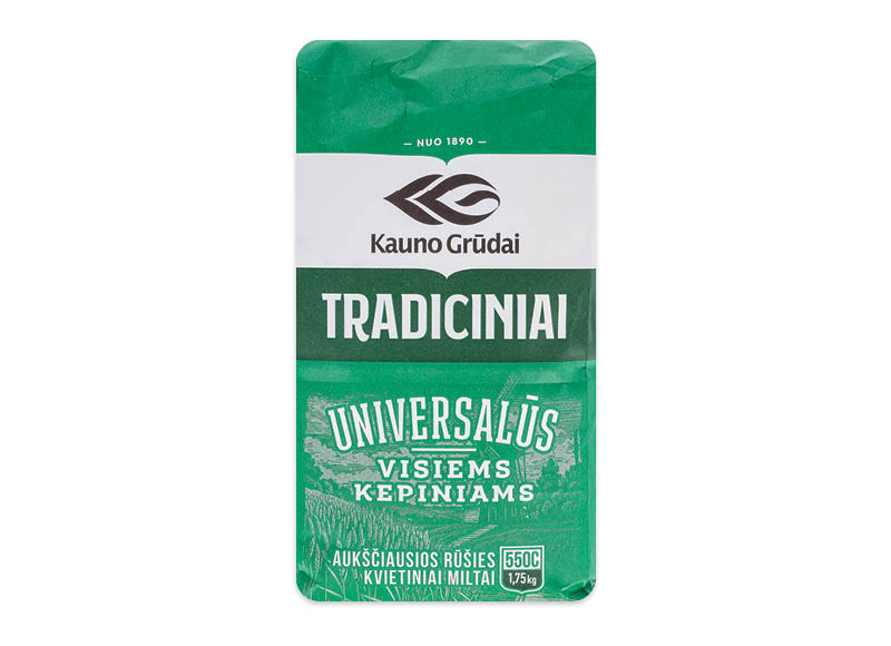 Kvietiniai miltai TRADICINIAI KAUNO GRŪDAI