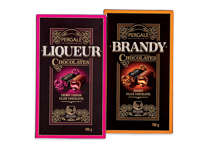 Saldainių dėžutė BRANDY ar LIQUEUR