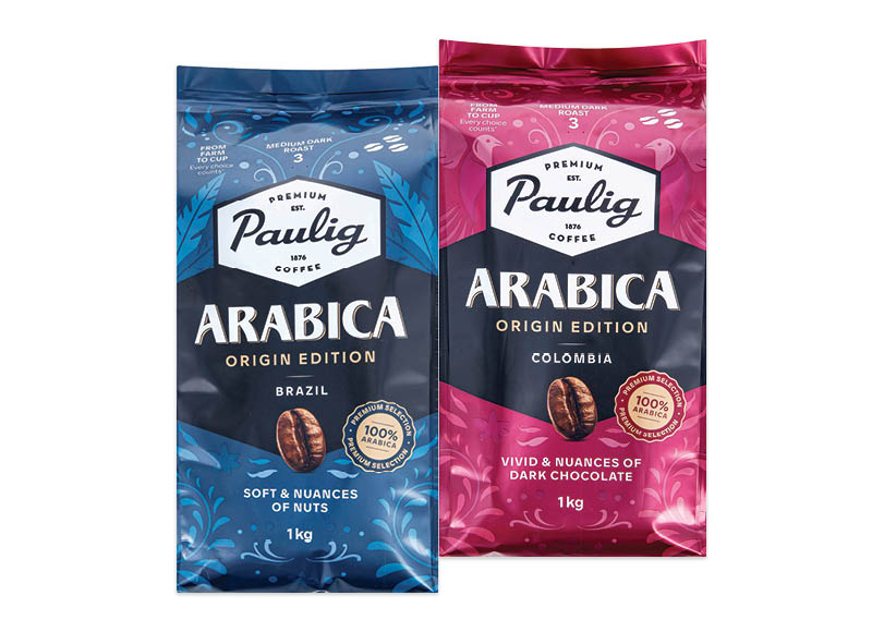 Kavos pupelės PAULIG ARABICA ORIGIN