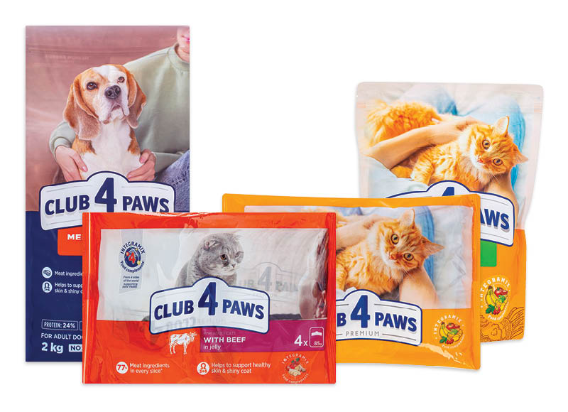Šunų ir kačių ėdalui CLUB 4 PAWS