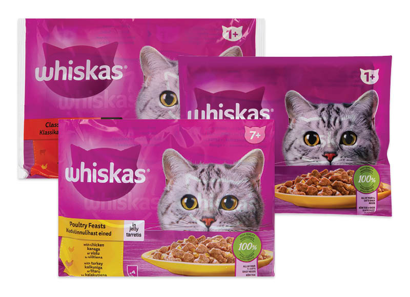 Kačių ėdalui WHISKAS