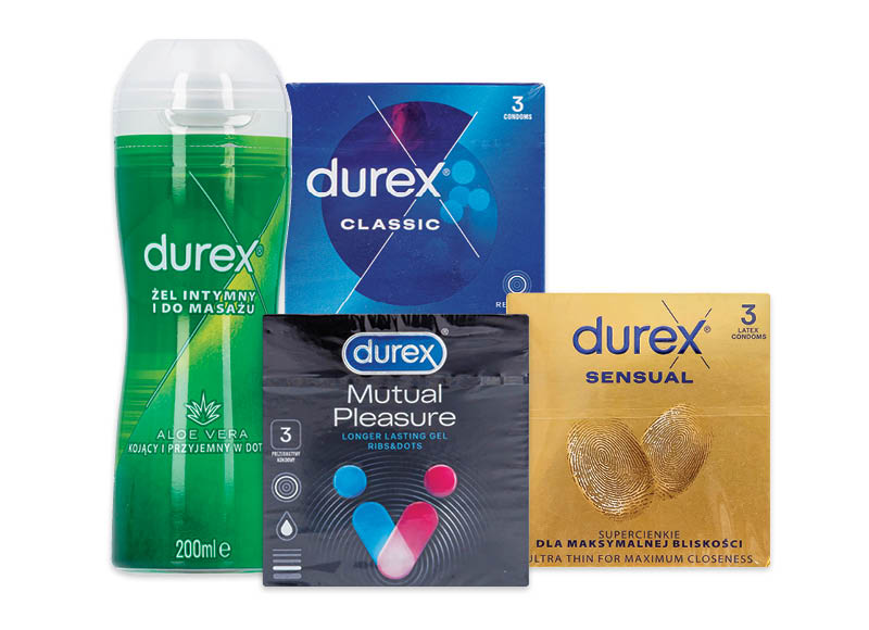 Prezervatyvams ir lubrikantams DUREX