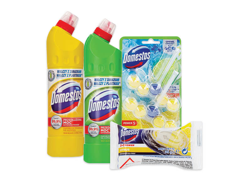Tualetų valikliams DOMESTOS