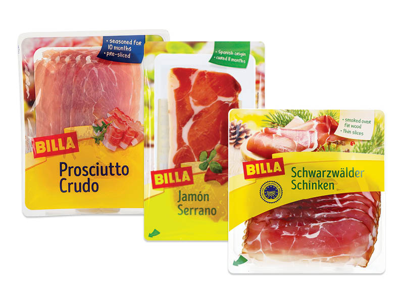 BILLA šaltai ir karštai rūkytiems, vytintiems mėsos gaminiams