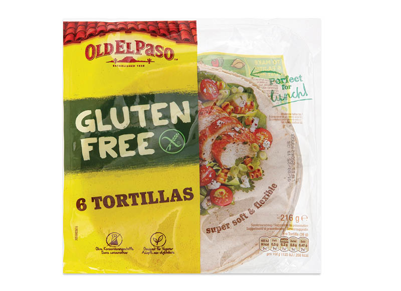 Tortilijos OLD EL PASO be glitimo
