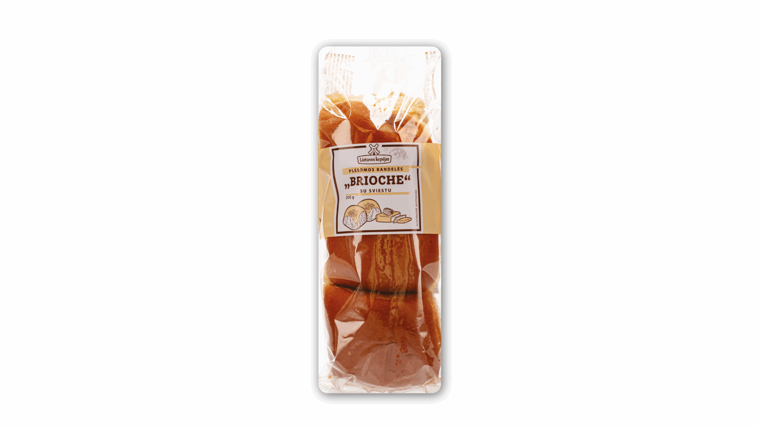 Plėšomosios bandelės BRIOCHE su sviestu