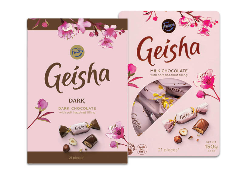 Saldainiai dėžutėje GEISHA