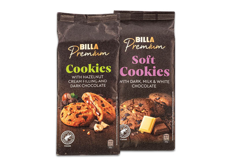 BILLA PREMIUM sausainiai