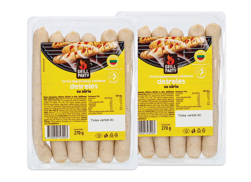 GRILL PARTY kepamosios dešrelės