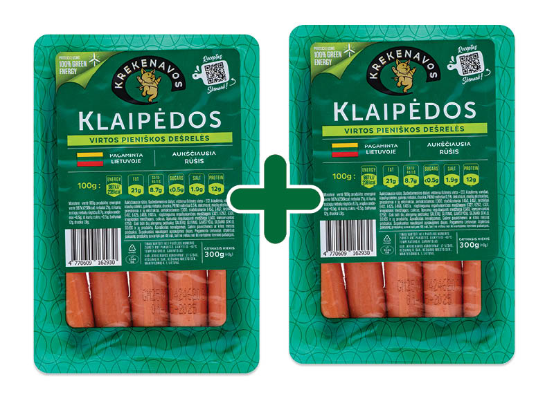 Virtos pieniškos KLAIPĖDOS dešrelės
