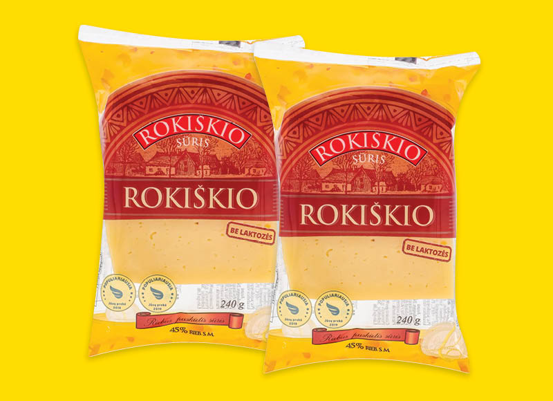 Sūris be laktozės ROKIŠKIO