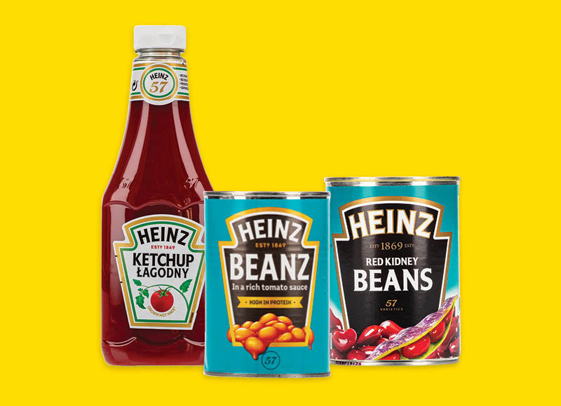 Konservuotoms daržovėms, padažams, kečupui HEINZ