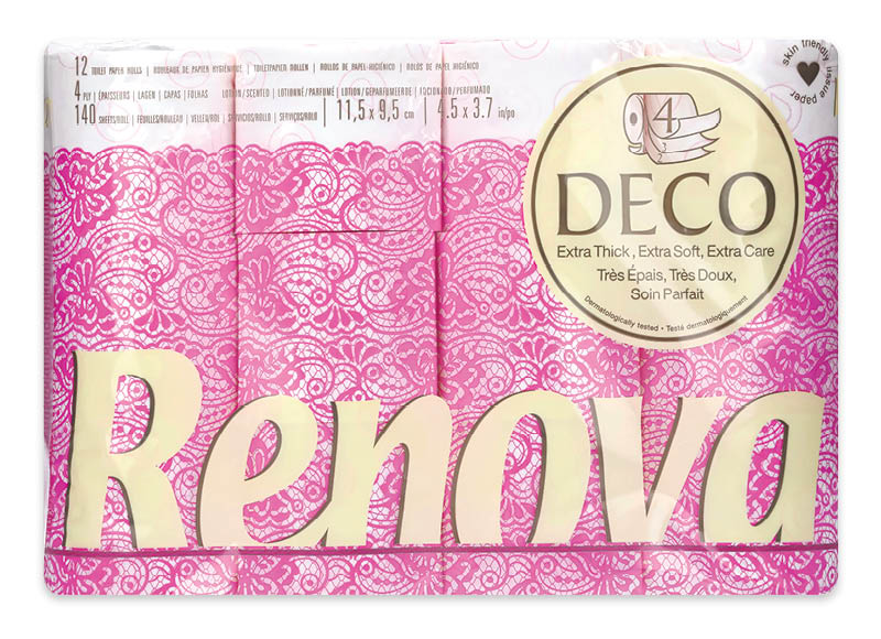 Tualetinis popierius RENOVA DECO
