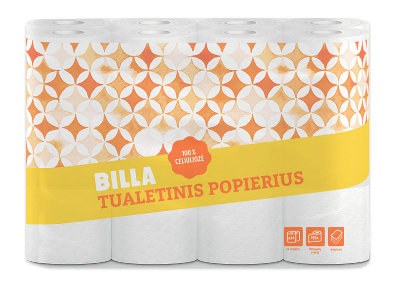 BILLA tualetinis popierius