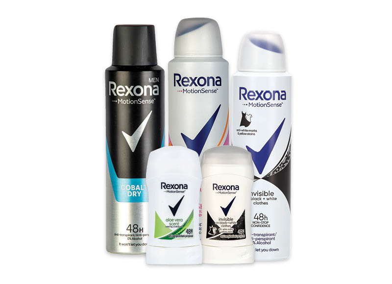 Dezodorantams REXONA
