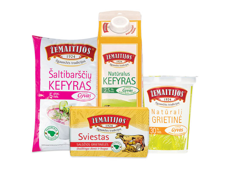Pieno produktams ŽEMAITIJOS ILGAAMŽĖS TRADICIJOS