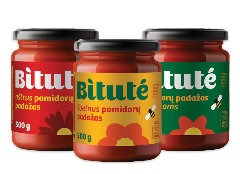 BITUTĖ pomidorų padažams