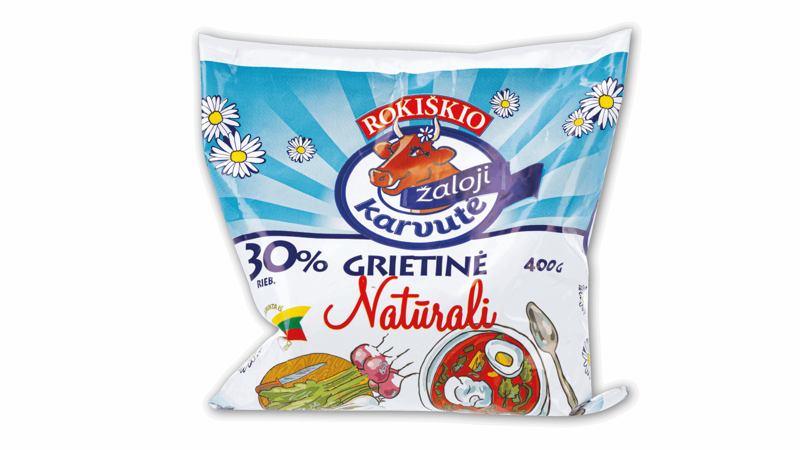 Grietinė ŽALOJI KARVUTĖ