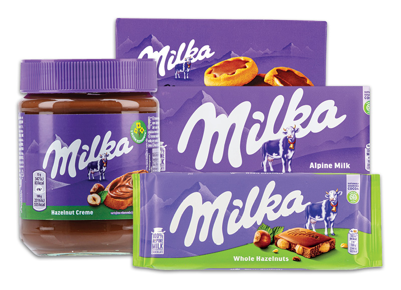 Šokoladams ir sausainiams MILKA