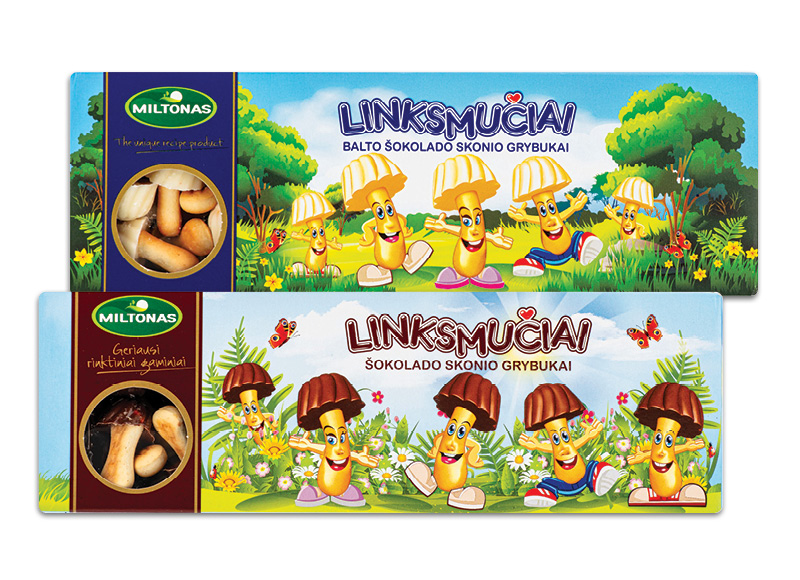 Sausainiai LINKSMUČIAI GRYBUKAI