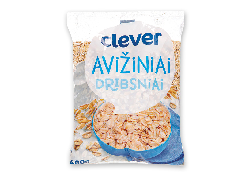 CLEVER avižiniai dribsniai