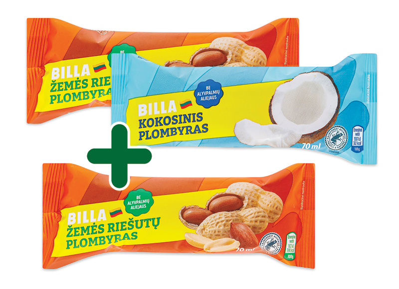BILLA ledų batonėlis