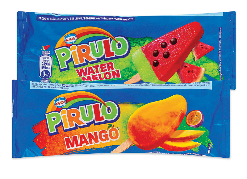 Vaisiniams ledams ant pagaliuko PIRULO