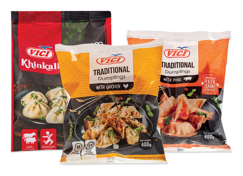 Šaldytiems VIČI koldūnams GYOZA ir TRADITIONAL