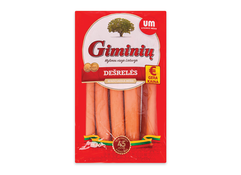 Virtos GIMINIŲ dešrelės