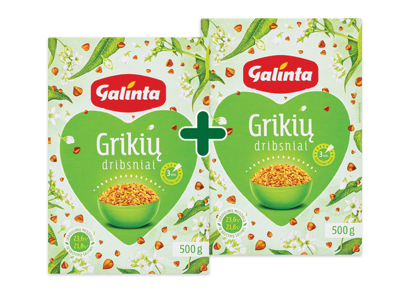 Grikių dribsniai GALINTA