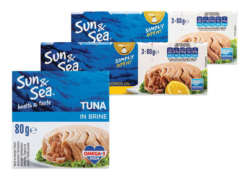 Konservuotoms žuvims SUN & SEA