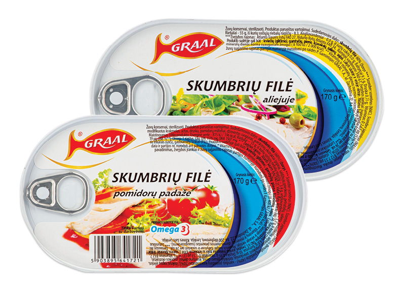 Skumbrių filė GRAAL