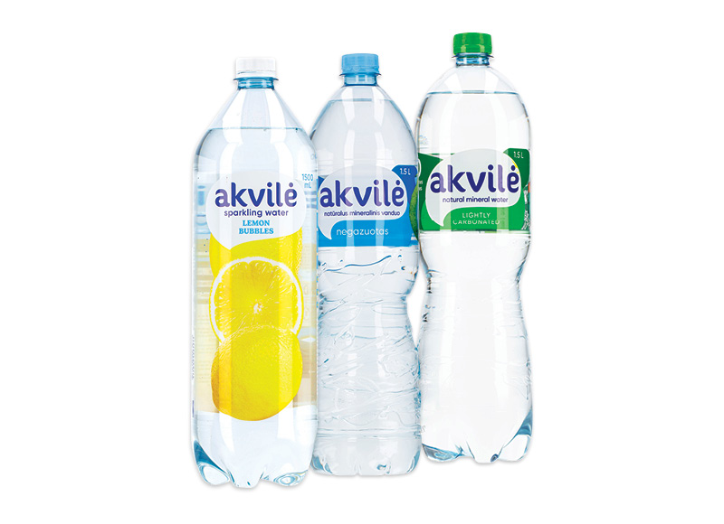 Gazuotas ar negazuotas vanduo AKVILĖ