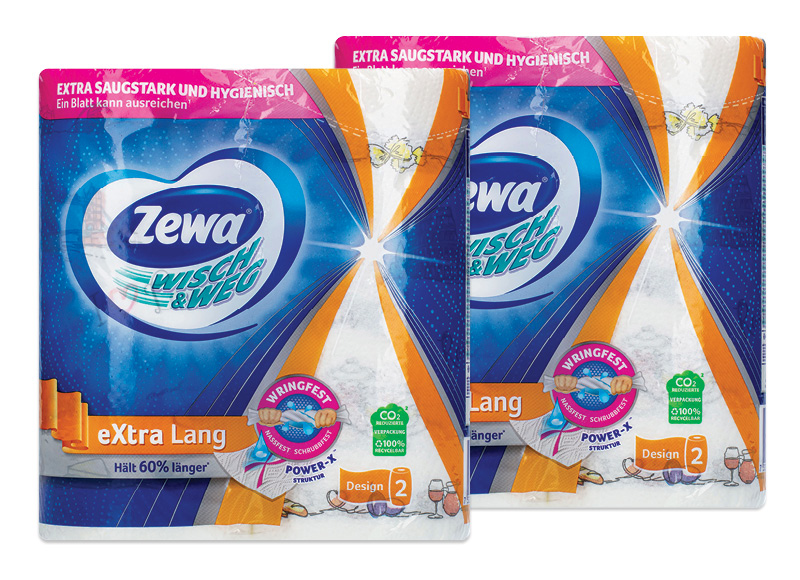 Popieriniai rankšluosčiai ZEWA WISCH & WEG
