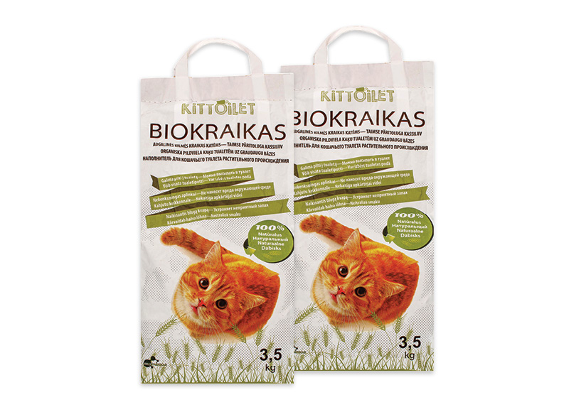 Kačių augalinės kilmės biokraikas