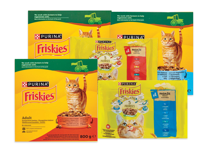 Kačių ėdalui FRISKIES