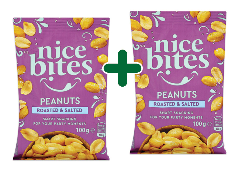 NICE BITES žemės riešutai