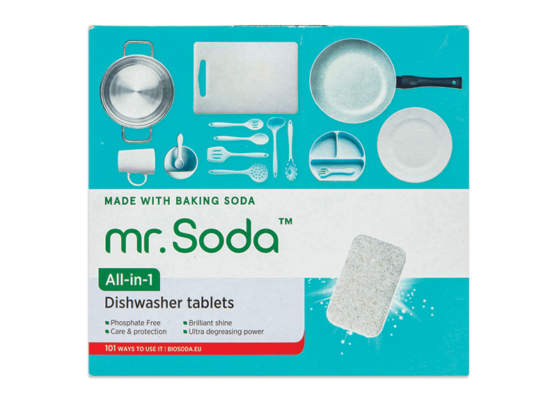 Indaplovių tabletės su soda MR. SODA