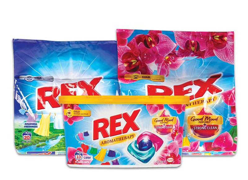 Skalbimo priemonėms REX