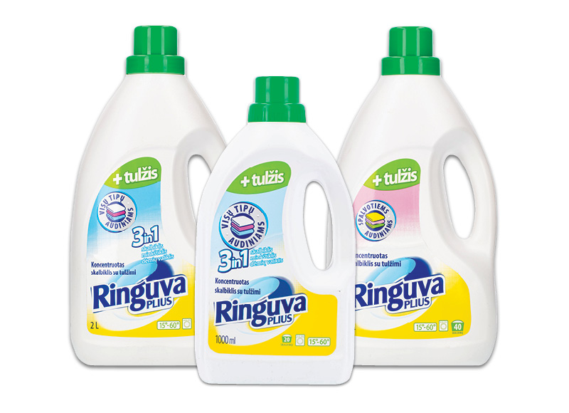 Skalbimo priemonėms RINGUVA ir RINGUVA PLIUS