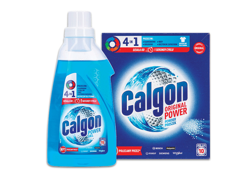 Vandens minkštikliams, nukalkinimo milteliams CALGON