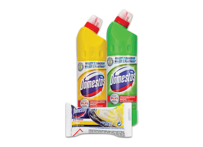 Tualetų valikliams DOMESTOS