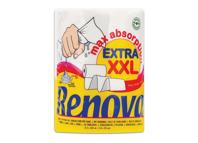 Popieriniai rankšluoščiai RENOVA EXTRA XXL
