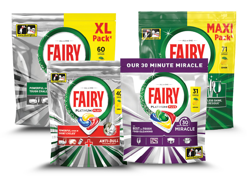 Indų kapsulėms FAIRY