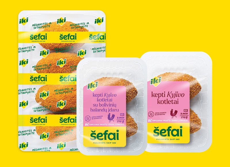 IKI ŠEFAI keptiems KYJIVO kotletams